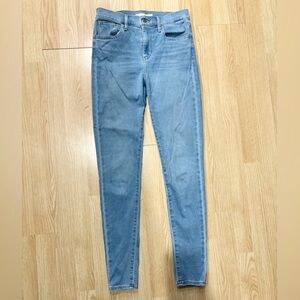 Levi’s 720 High Rise Super Skinny Blue Jeans